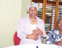 109-year-old lauded at party