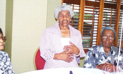 109-year-old lauded at party