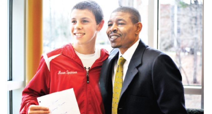 Bogues scores with  winning message