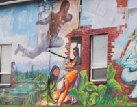 Dominican artists create murals in Davidson County