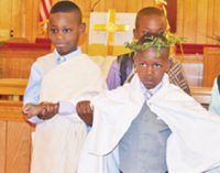 Kids bring Easter to life at historic church