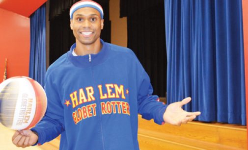 Globetrotter tells students to stand against bullying