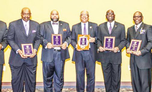 Men of high standards  honored by fraternity