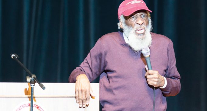 King expected death, Dick Gregory tells Winston-Salem audience
