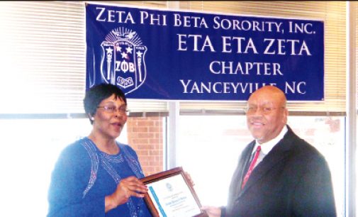 Bishop receives Zeta award