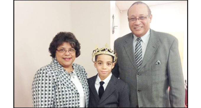 Local boy crowned  AME king