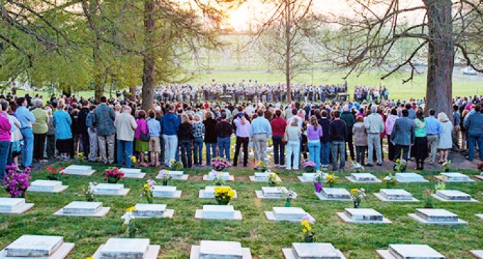 God’s Acre Easter service is a sight to see