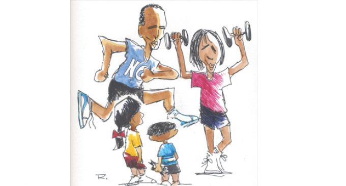 Commentary: Children learn by watching adults, so live healthy