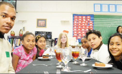 Kids get formal dining experience