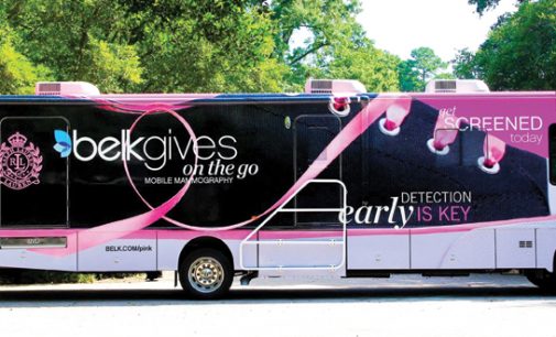BelkGives mammography unit to visit Hanes Mall