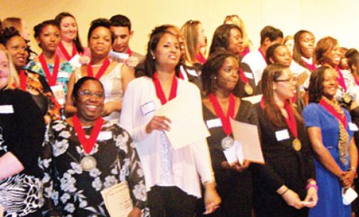 Health students inducted into honor society