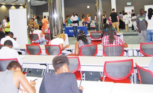 Job fair exclusively for young people draws big crowd