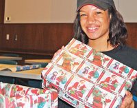 WSSU students wrap for Lifeline  Shoebox Ministry