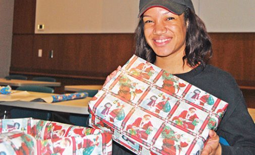 WSSU students wrap for Lifeline  Shoebox Ministry