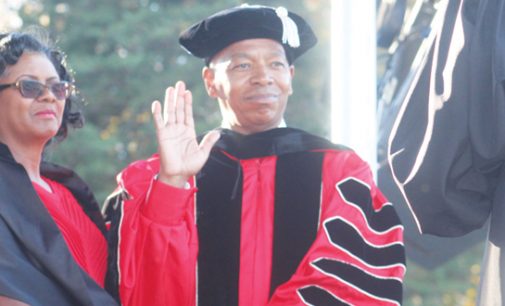 Robinson promises  growth as he is installed as WSSU chancellor