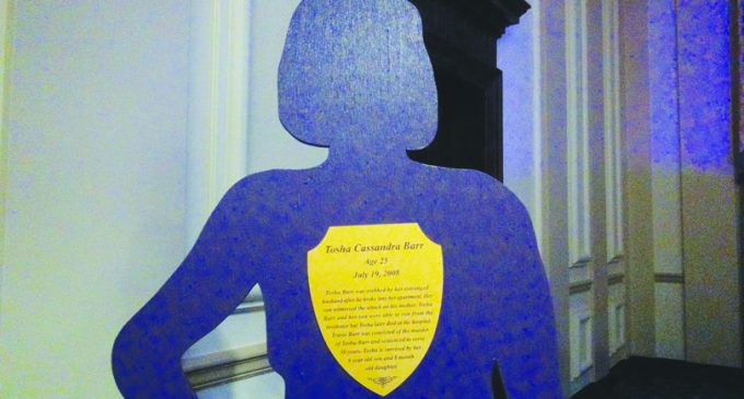 ‘Silent witnesses’  silhouettes highlight  domestic violence  awareness  By Tori P. Haynesworth For The Chronicle