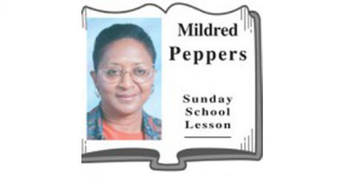 Mildred Peppers Sunday School Lesson