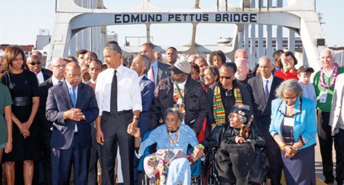 Obama marks Selma March milestone