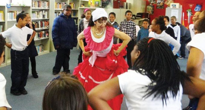 C.G. Woodson students work on multi-cultural showcase