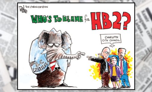 Political Cartoon: Blame Game