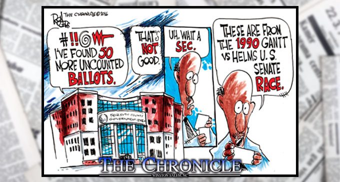 Editorial Cartoon: Uncounted Ballots
