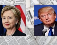 Clinton, Trump at odds over tackling guns and terrorism