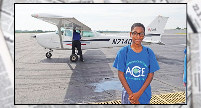 Young pilots take flight in aviation camp