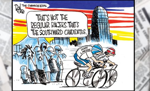 Editorial Cartoon: The Race