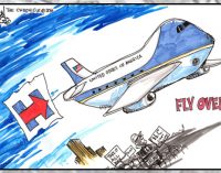 Editorial Cartoon: Fly Over