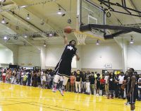 Basketball exhibition at fairgrounds for area youth