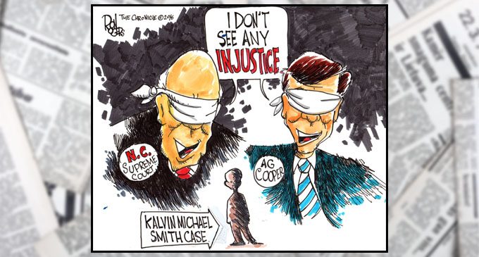Editorial Cartoon: See No Injustice…