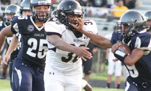 Reynolds prevails after surviving early punch from East Forsyth
