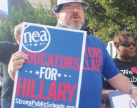 Educators march to polls in early voting