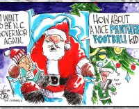 EDITORIAL CARTOON: A NICE FOOTBALL