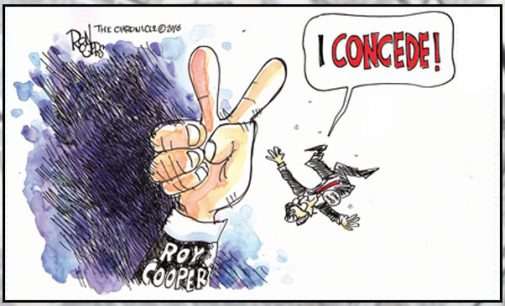 Editorial Cartoon: I concede