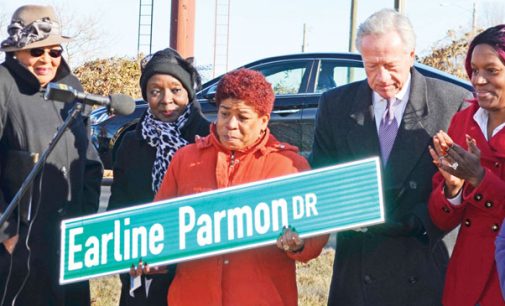 Part of Maple Street renamed for Earline Parmon
