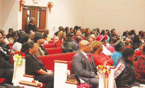 Church celebrates congregation’s friends and family at service