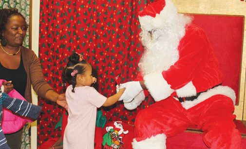 Santa Claus is sighted at W.R. Anderson rec center