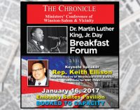 The Chronicle’s 2017 Dr. Martin Luther King Jr. Day  Breakfast Forum is now booked to capacity!