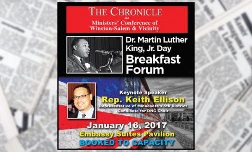 The Chronicle’s 2017 Dr. Martin Luther King Jr. Day  Breakfast Forum is now booked to capacity!