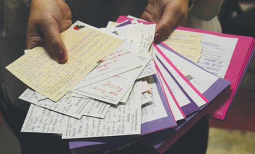 Locals pen more than 200 postcards voicing frustration with Trump