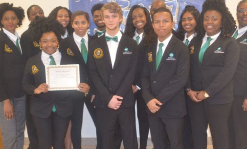 School board recognizes Carver hospitality students