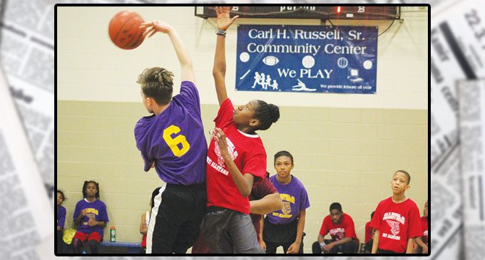 Season finale In basketball league at Carl H. Russell Sr.