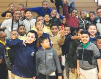 Josh Howard wows the elementary school