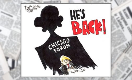 Editorial Cartoon: He’s Back