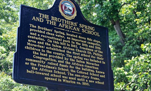 Happy Hill school and spring get historic marker