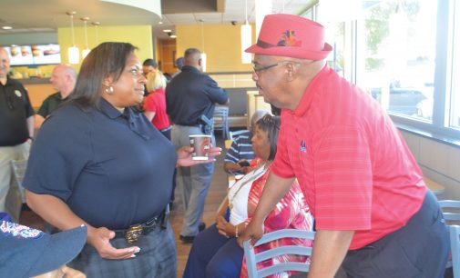 Police mingle at East Winston ‘Coffee with a Cop’ event