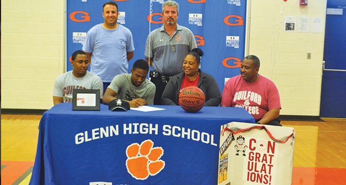 Glenn athlete signs to Guilford College