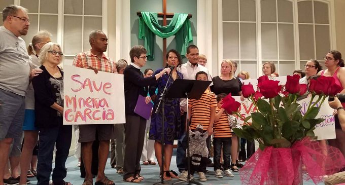 Winston-Salem mother takes sanctuary from deportation in Greensboro church