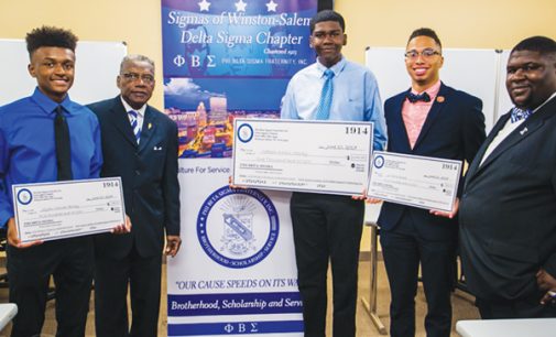Phi Beta Sigma awards $2,000 in scholarships to local students
